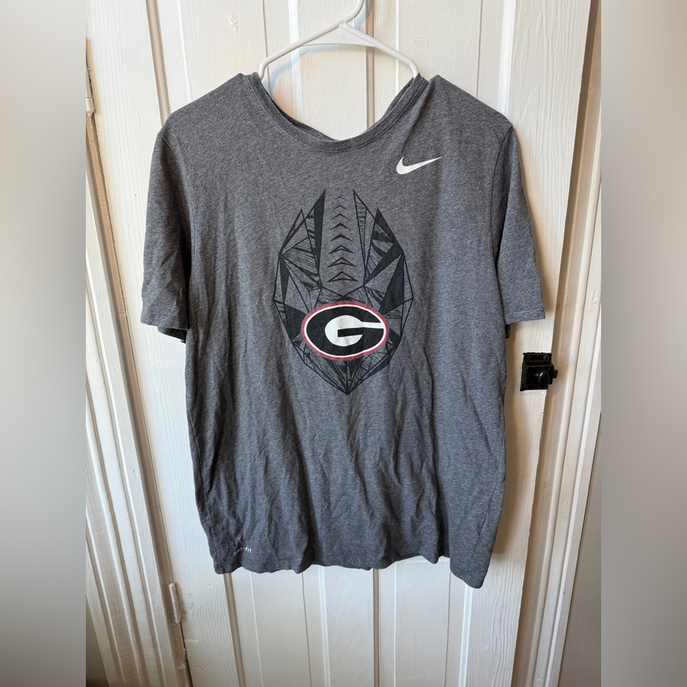 Nike Dark Gray Men's Georgia Football T Shirt